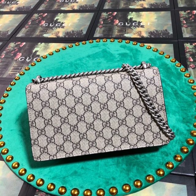 Gucci經典款女包 499623 Gucci古馳Dionysus系列 GG小號酒神包 Gucci鏈條斜挎小包  gqy2746